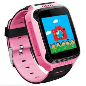 Kids Smart Watch Build in Telephone GPS Pink |