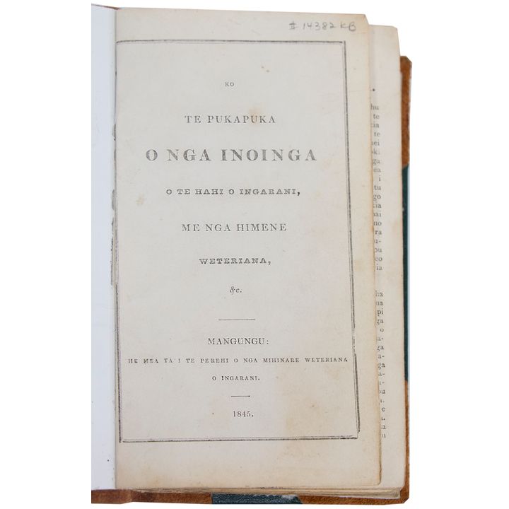 Ko te Pukapuka O Nga Inoinga, o te Hahi O Ingarani, me nga Himene Weteriana