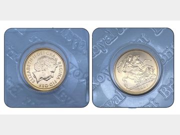 2007 ELIZABETH II GOLD HALF SOVEREIGN