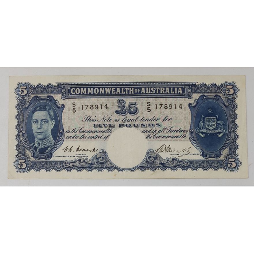 CoA C/W Five Pound Note