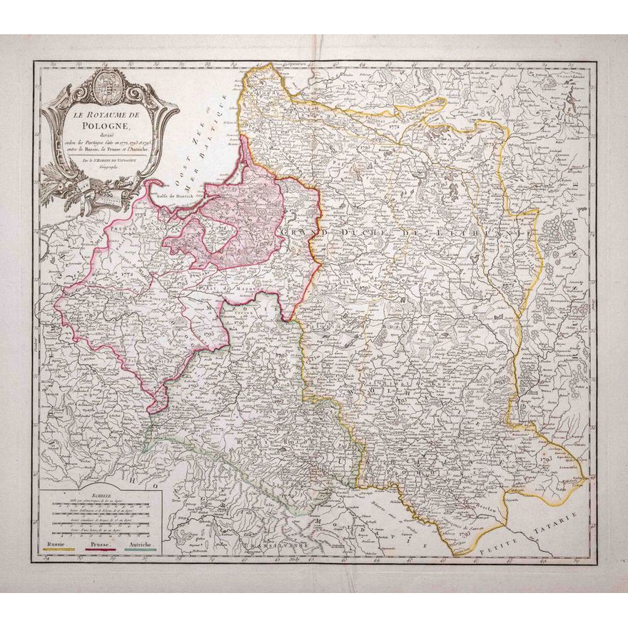 Didier Robert de Vaugondy | Le Royaume de Pologne