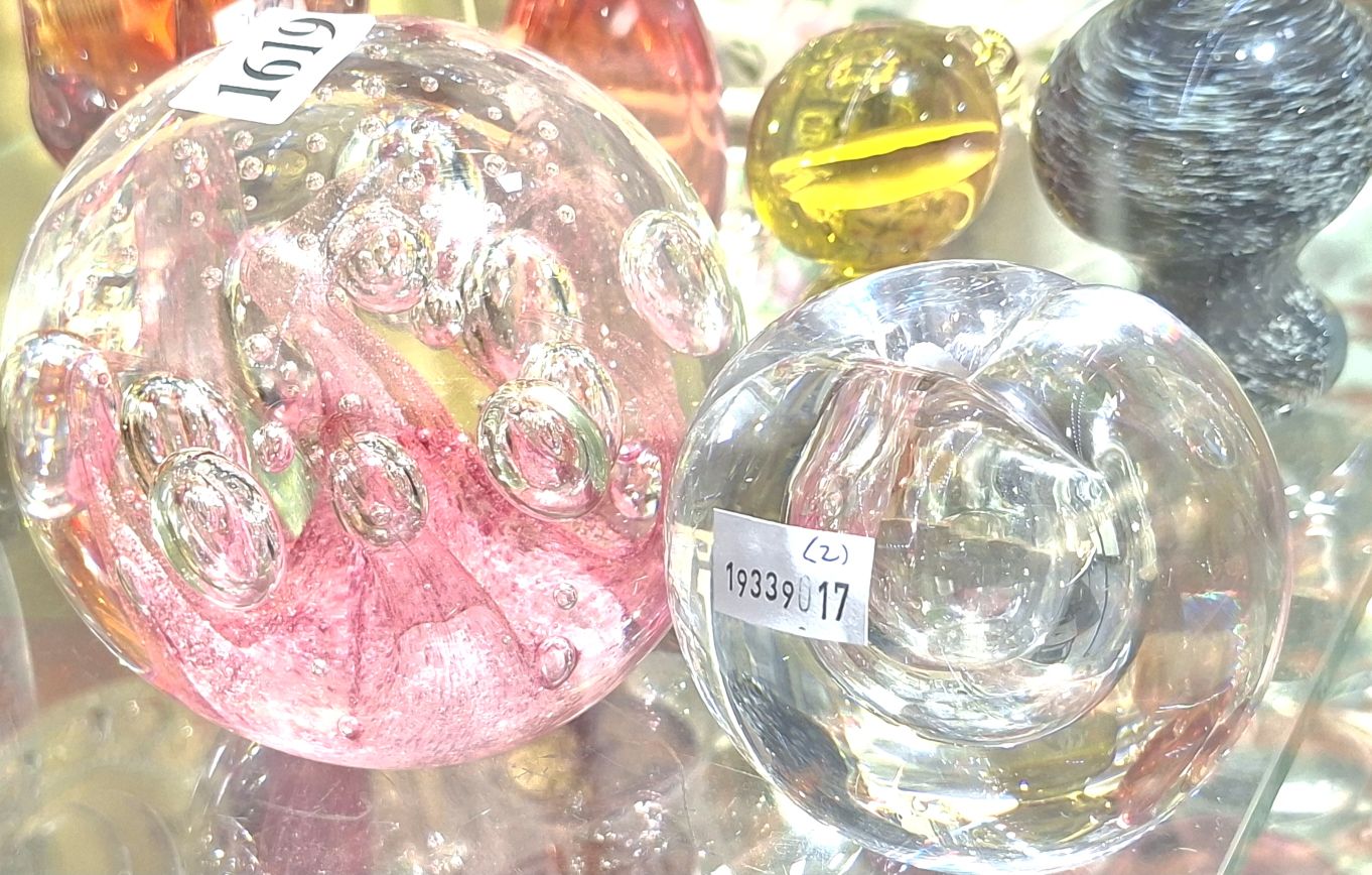 Two Art Glass Paperweights