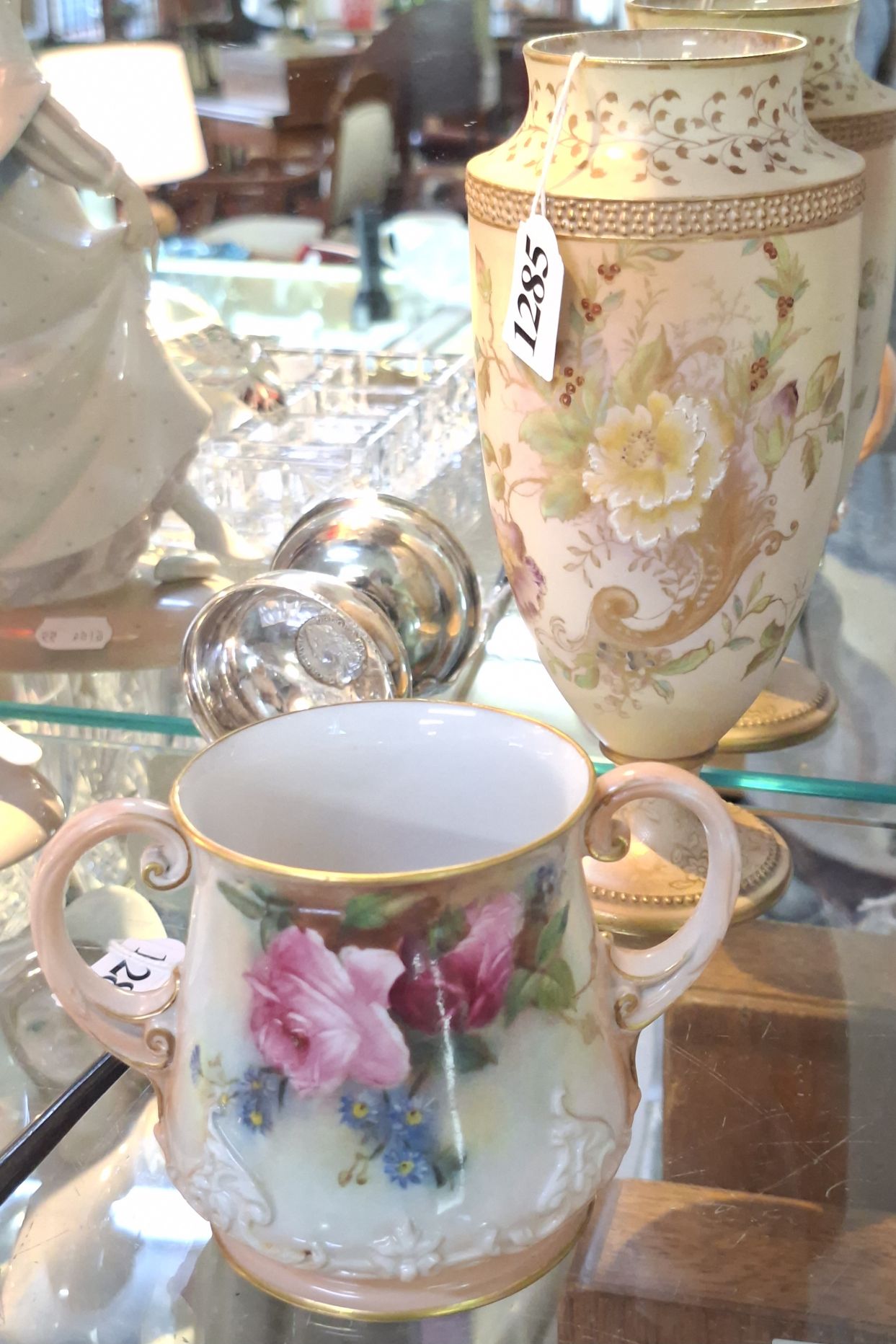 BLUSH IVORY PORCELAIN VASES