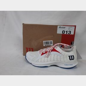 WILSON - LADIES HURAKN PRO PADEL SHOE - BLUE - WOMEN UK 8 -