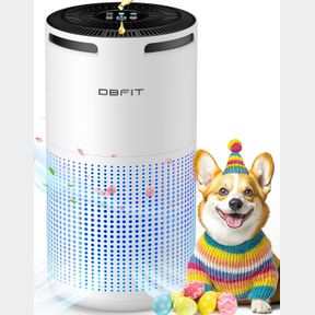 AIR PURIFIERS FOR HOME LARGE ROOM UP TO 1500FT WITH AROMATHERAPY, DBFIT HEPA AIR PURIFIER AIR CLEANER FOR ALLERGIES SMOKE POLLEN D