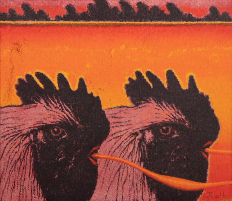 Ed Paschke
(American, 1939-2004)
Untitled (Double Cock), 1970