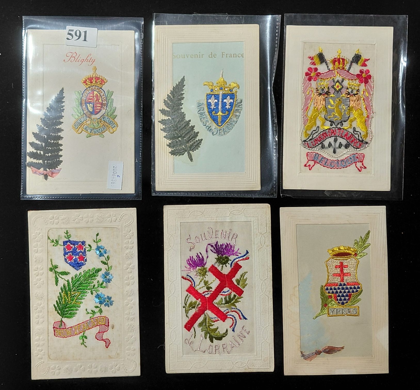 591 · SILK POSTCARDS
