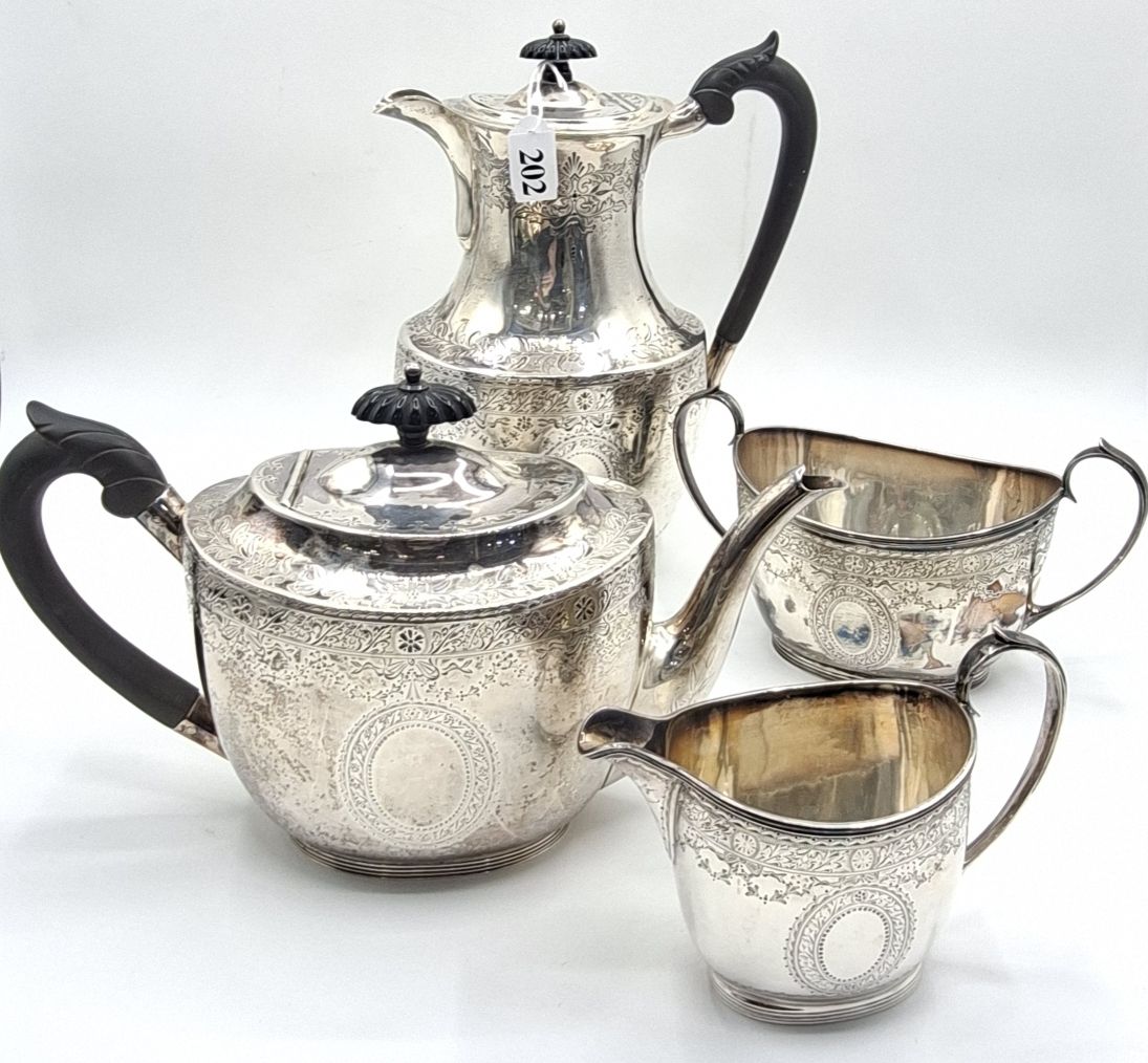 A Sterling Silver Coffee/Tea Service