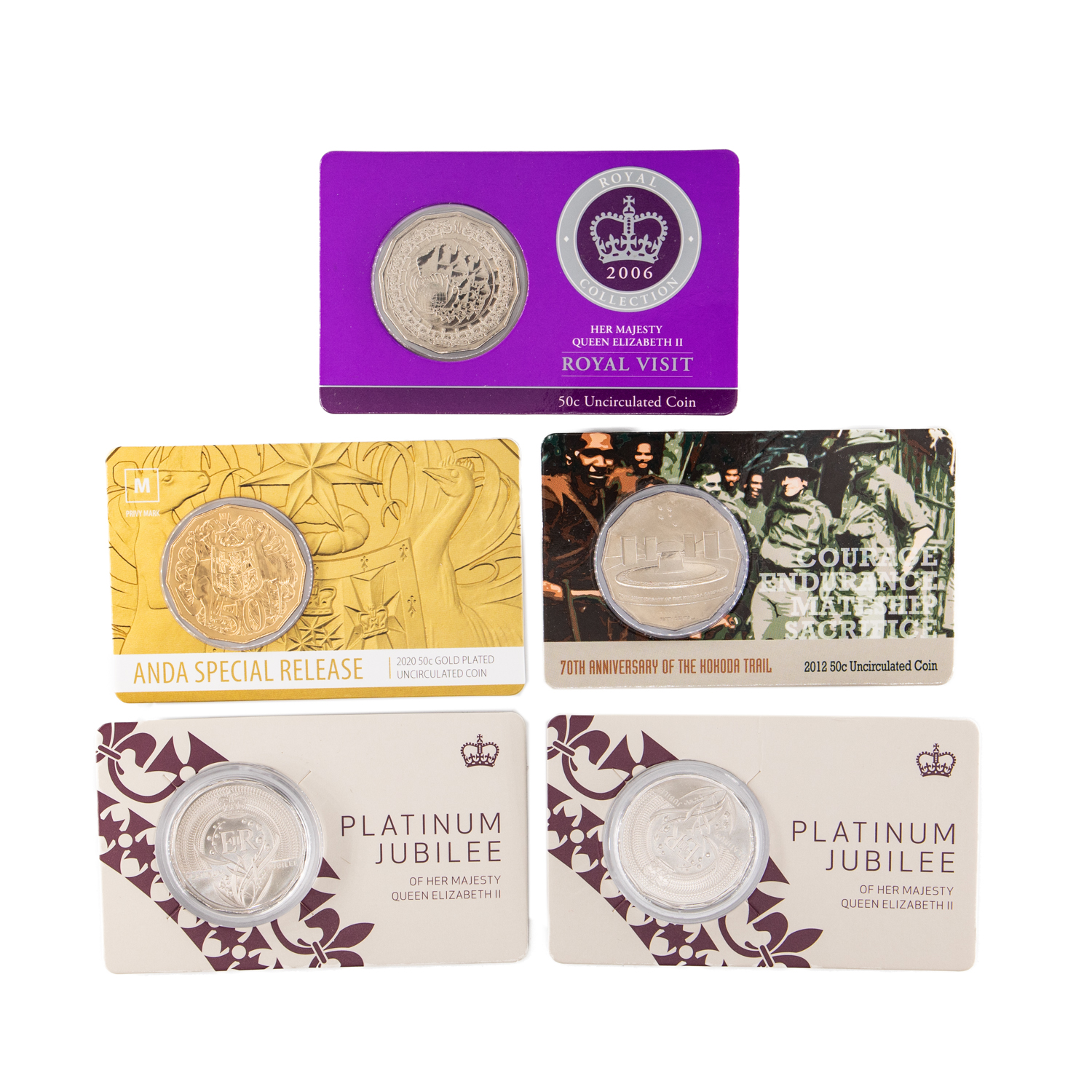 Elizabeth II, RAM, Fifty Cents, 2006 - 2022, UNC