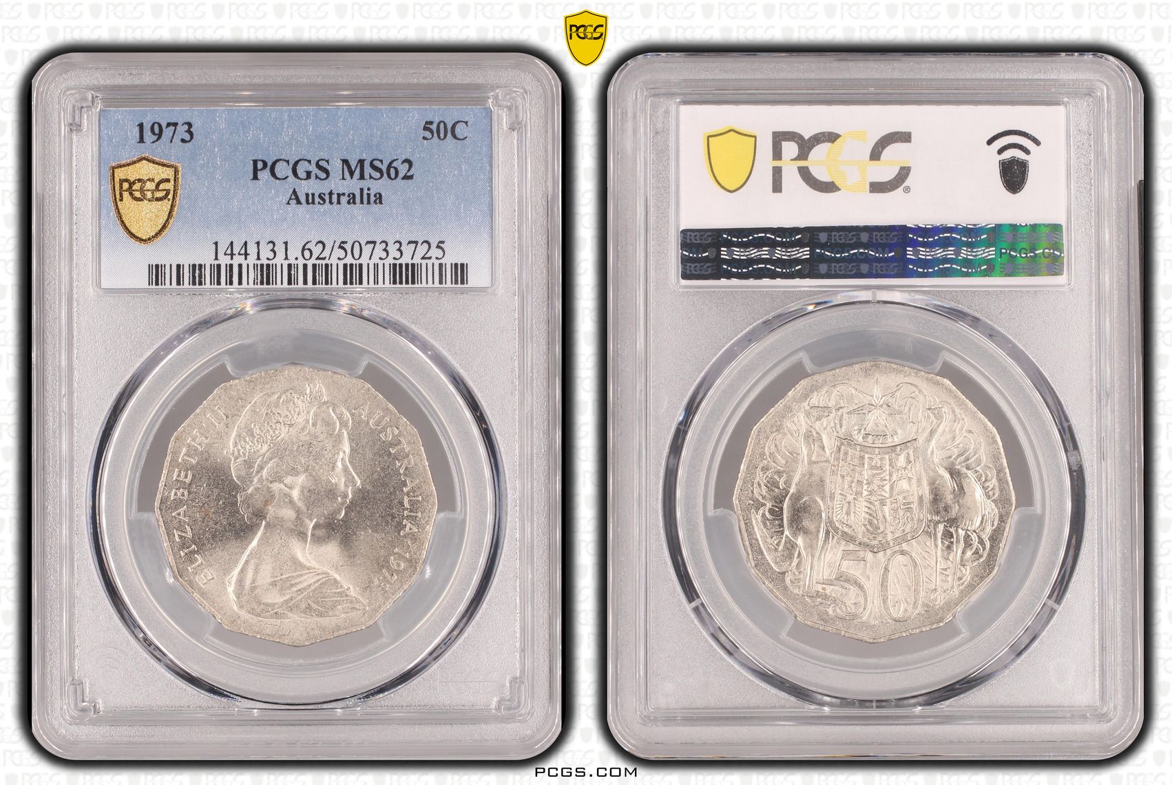 Fifty Cent, 1973, PCGS MS62