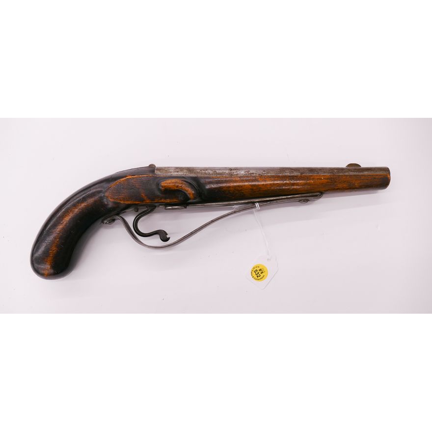 Antique Cap & Ball Pistol- 15''