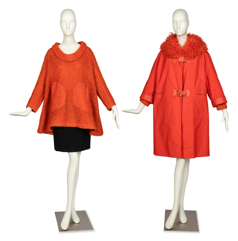 Bonnie Cashin Coat and Top with Sketch, 1960s 