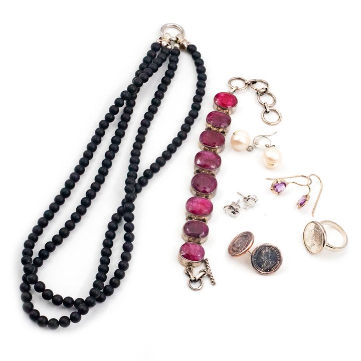 Mix Lot of Silver Jewellery