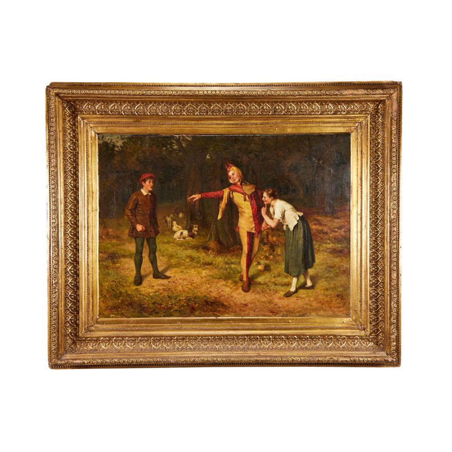 James Hamilton ARSA (Scottish 1853-1894) 'As You Like It'