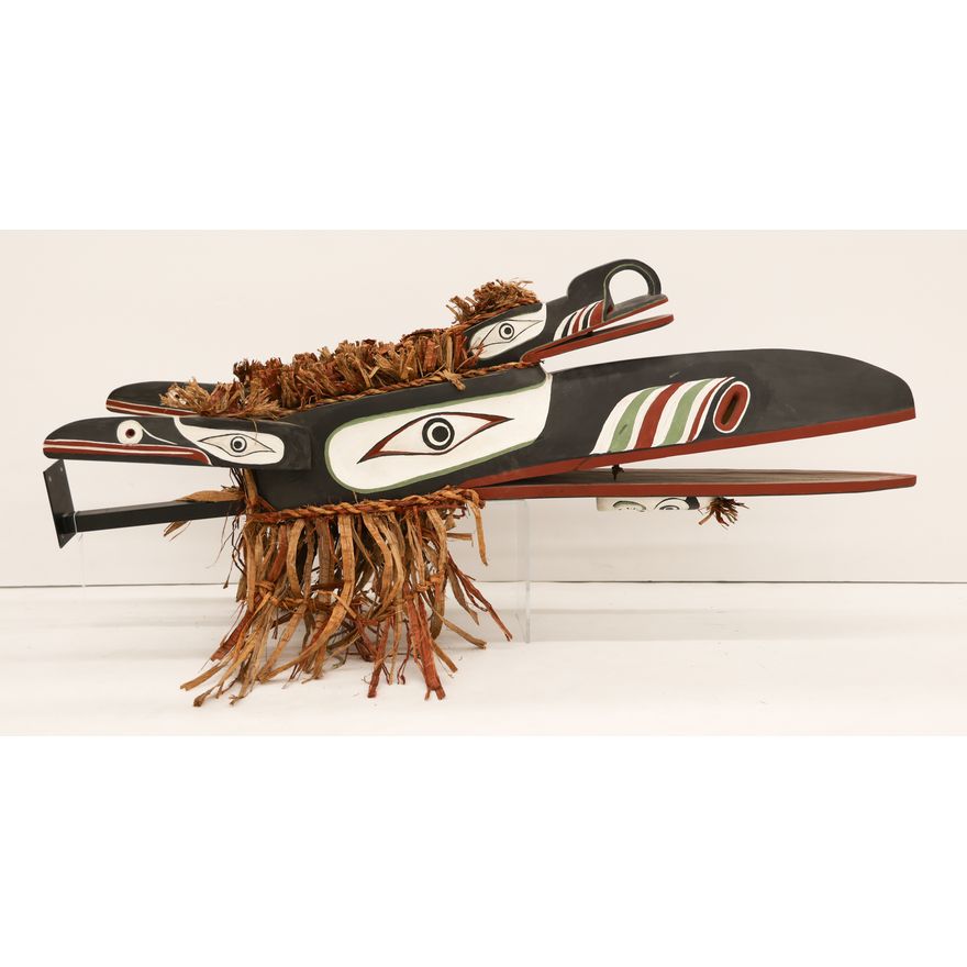 William Robertson ''Kwakiutl Hamatsa Mask'' Painted Mask
