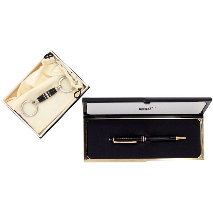 Mont Blanc Ballpoint Pen & Key Ring,