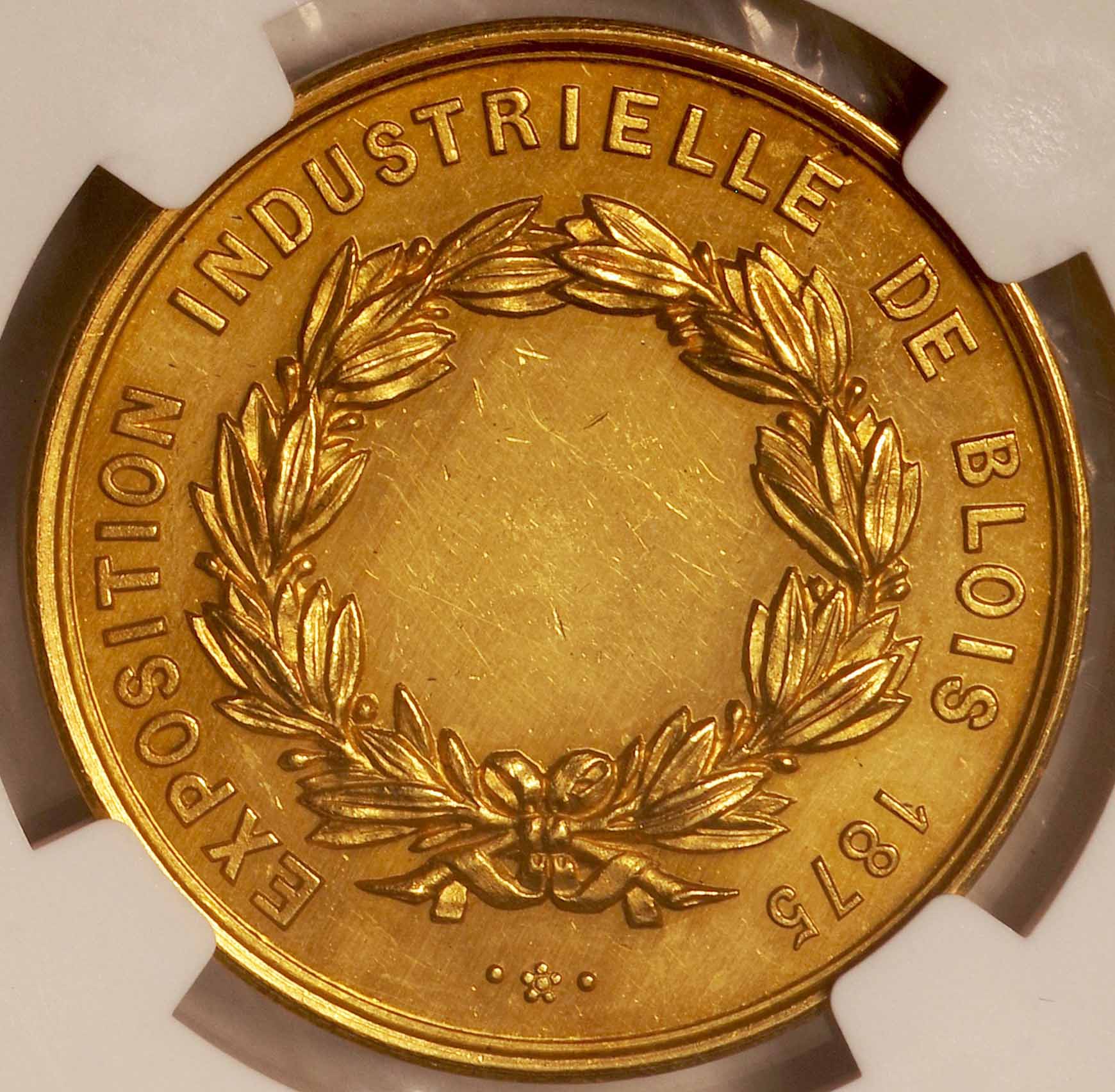フランス-France.NGC MS65 都市産業博覧会 金メダル 1875年銘 | Taisei 