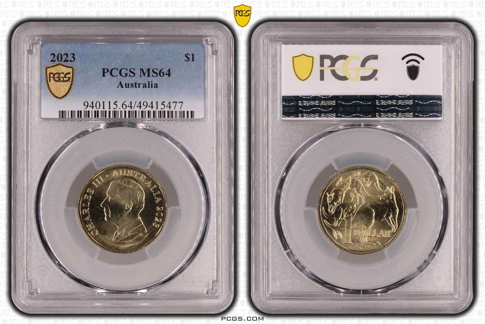 288 · One Dollar, 2023, PCGS MS64