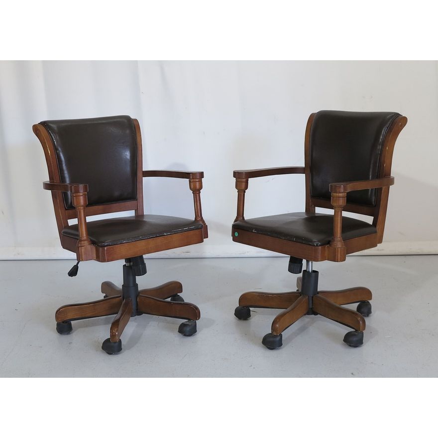 PAIR OF VINTAGE SWIVEL CHAIRS