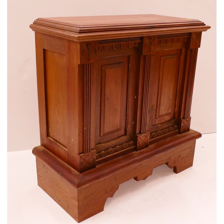 Victorian Spoon Carved Music Box Stand- 24x24x11''