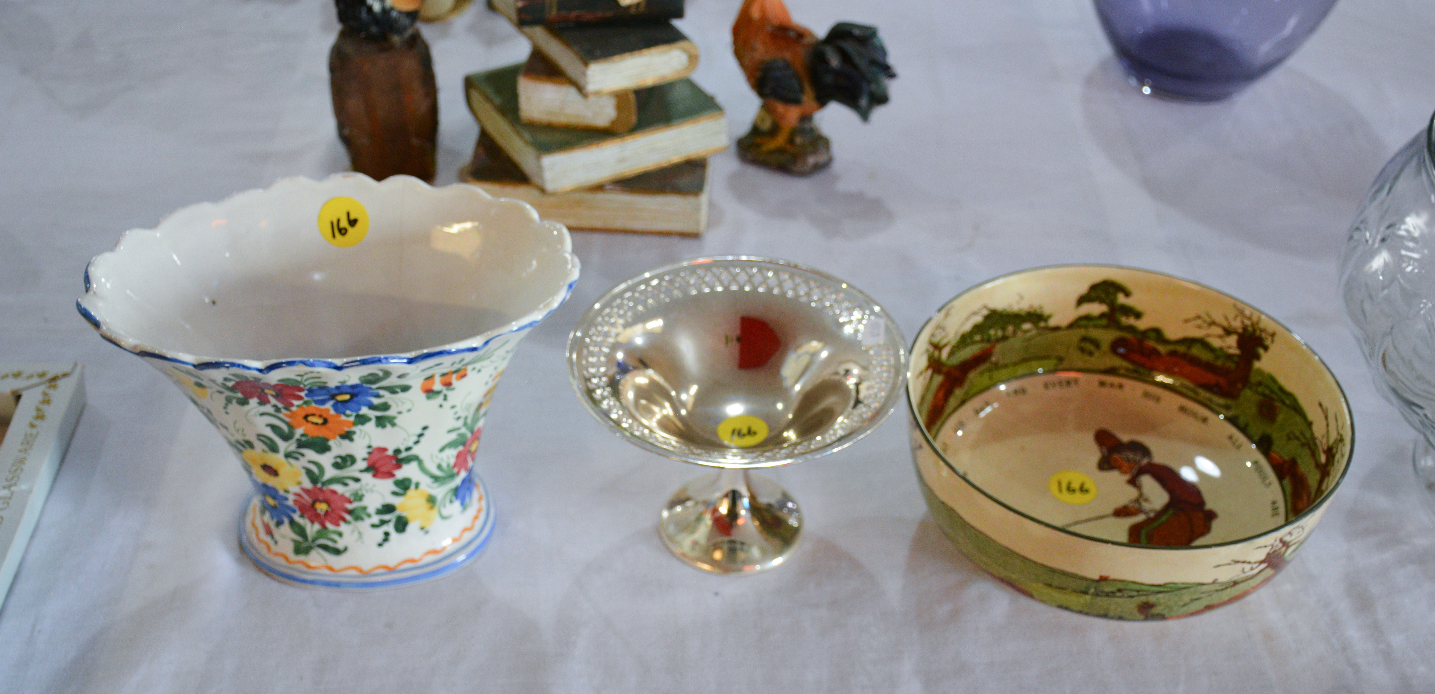 Royal Doulton Bowl + Vase and Standing Dish — NZ auction result