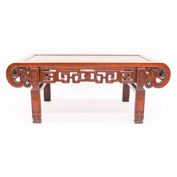 Chinese Qing Dragon Low Rosewood Altar Table