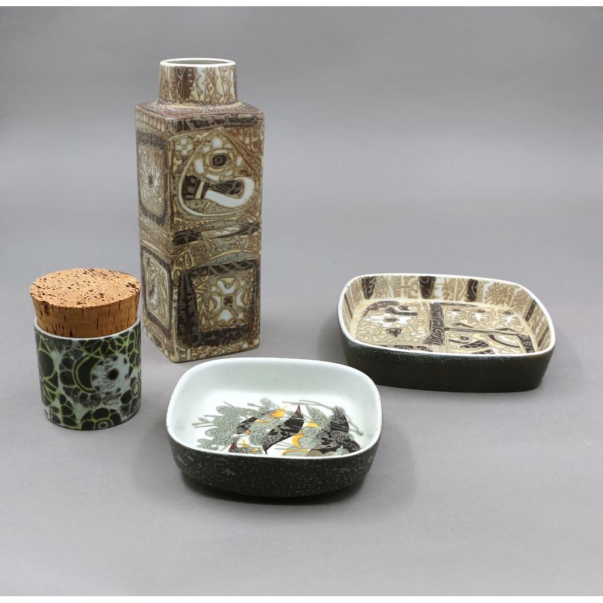 Nils Thorsson - Three Royal Copenhagen ‘Fajance’ ceramics