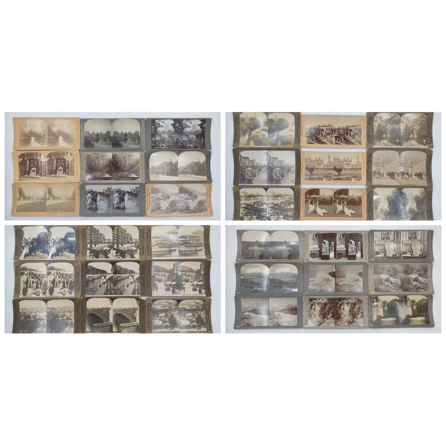 Stereograph Cards - England (x36)
