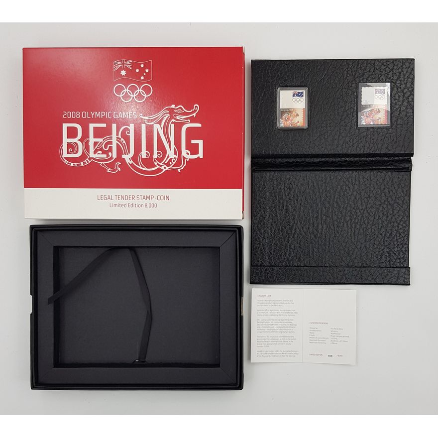 Beijing Olympic Games Coin & Stamp Set