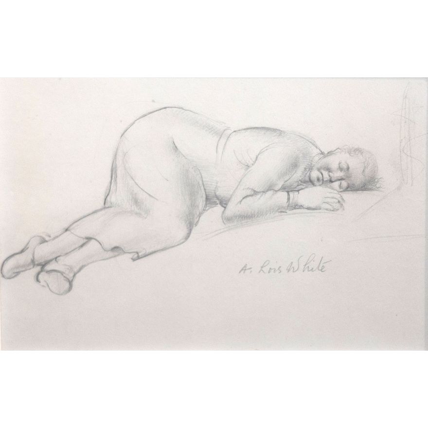 A. Lois White 'Woman Sleeping'