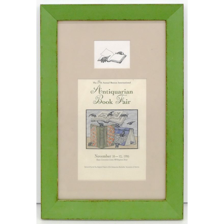 Original Edward Gorey Pen Drawing