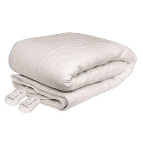 Pure Pleasure - Full Fit Cotton Quilt Electric Blanket - white - King (NOT TESTED)
