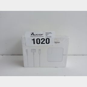 60W MAGSAFE MACBOOK CHARGER - WHITE - L SHAPE -