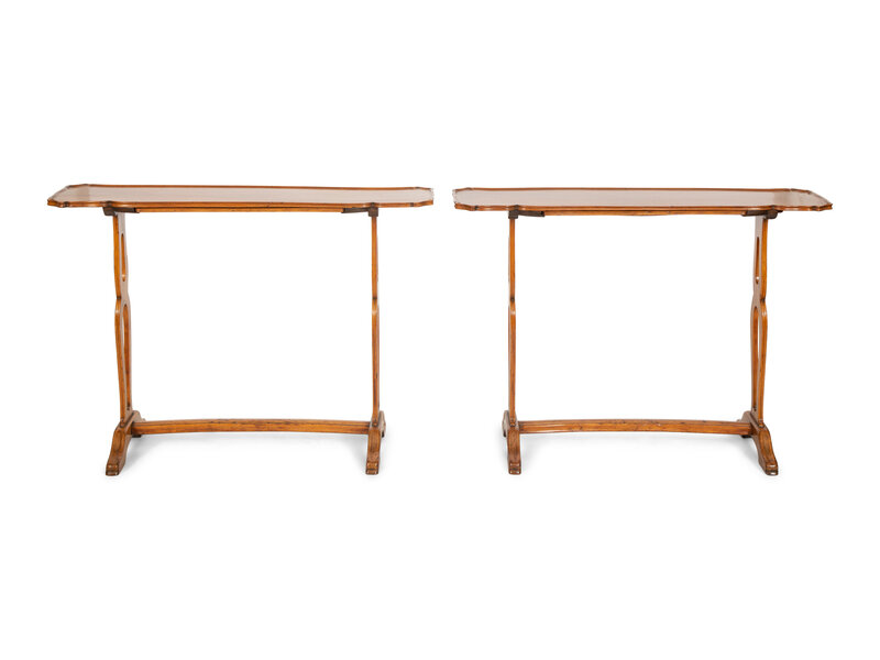 A Pair of French Fruitwood Side Tables