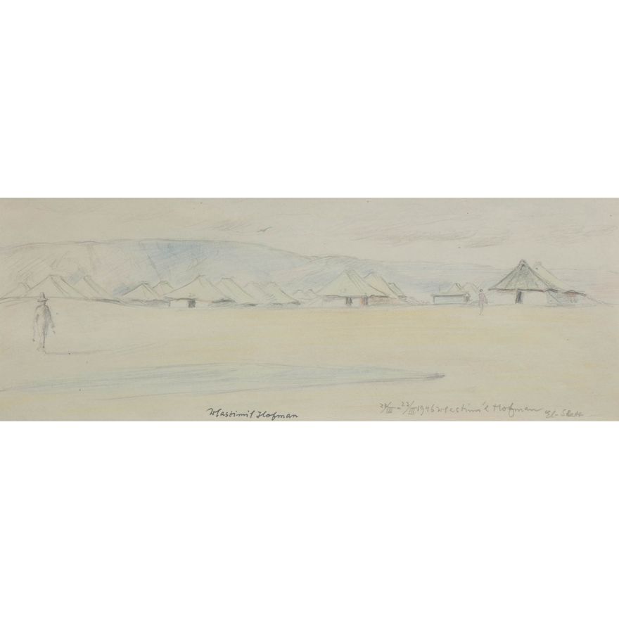Wlastimil Hofman | Pustynia pod górą Synaj, 1946 r.