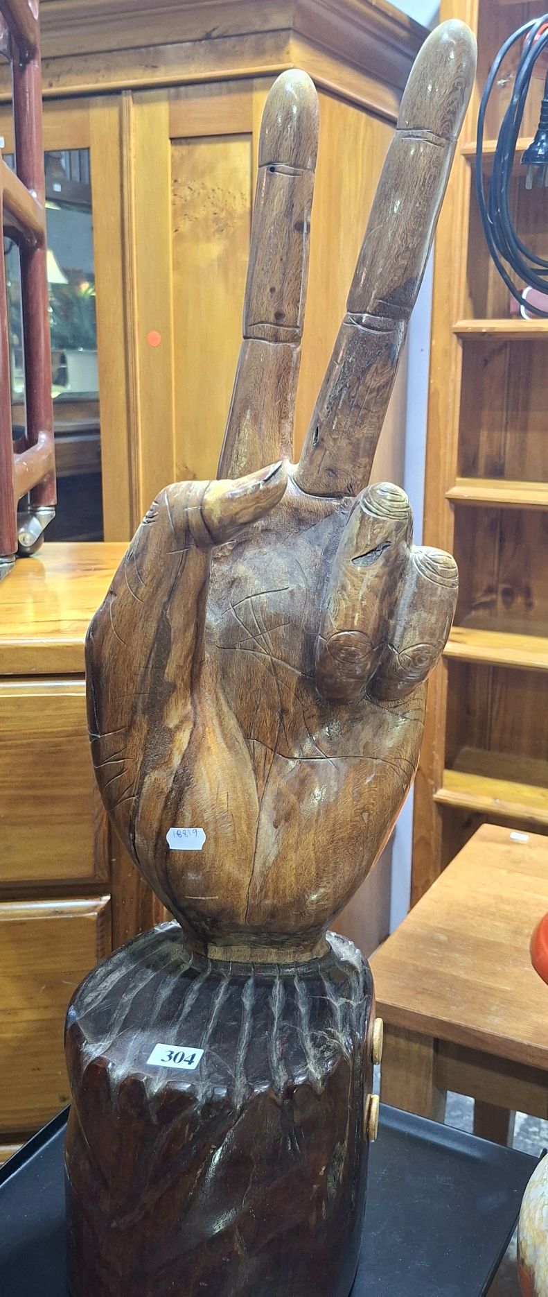 Large Hand Sculture