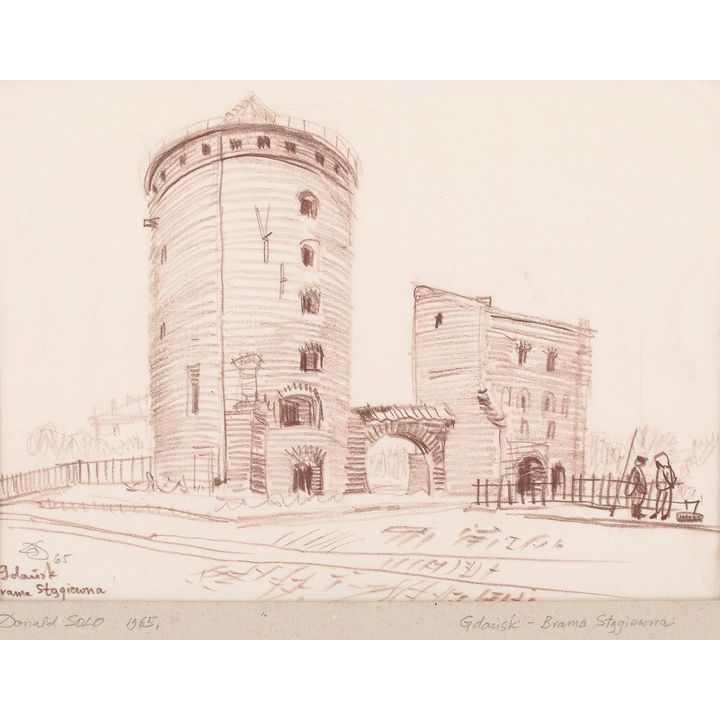 Donald Solo | Gdańsk - Brama Stągiewna, 1965