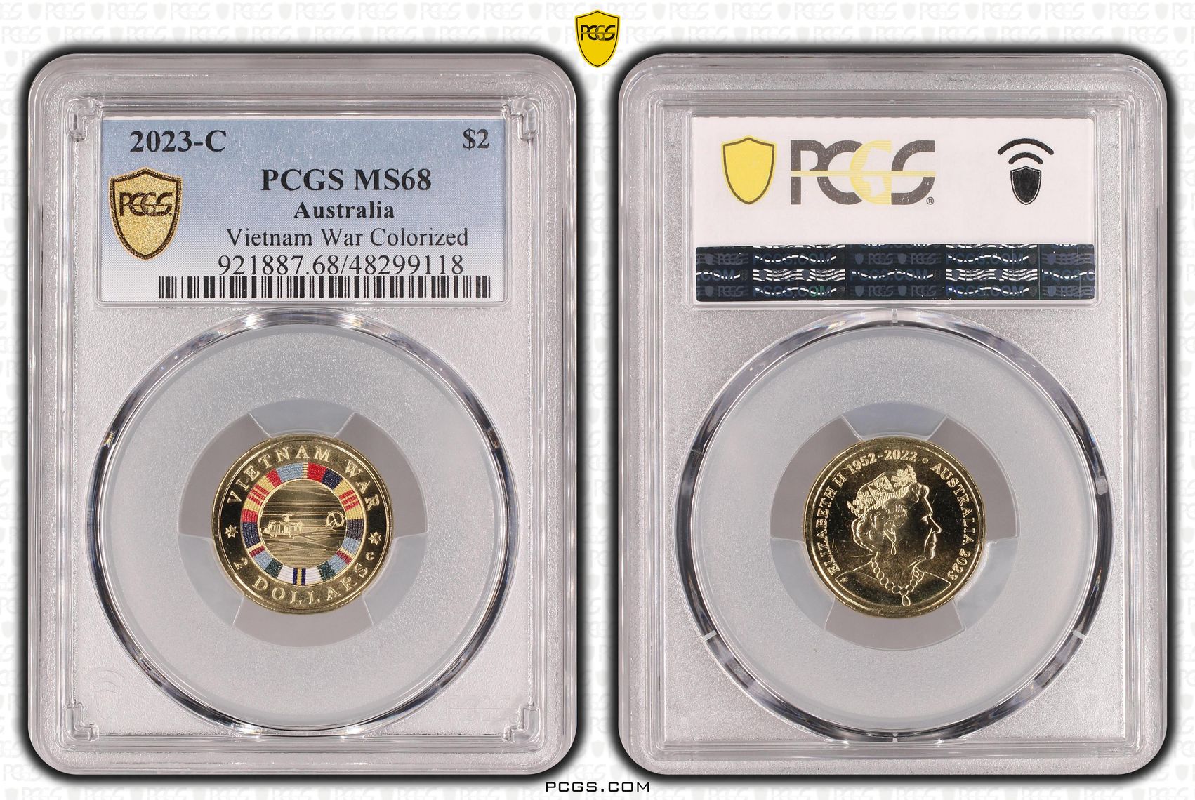 Vietnam War Colorized, Two Dollar, 2023-C, PCGS MS68