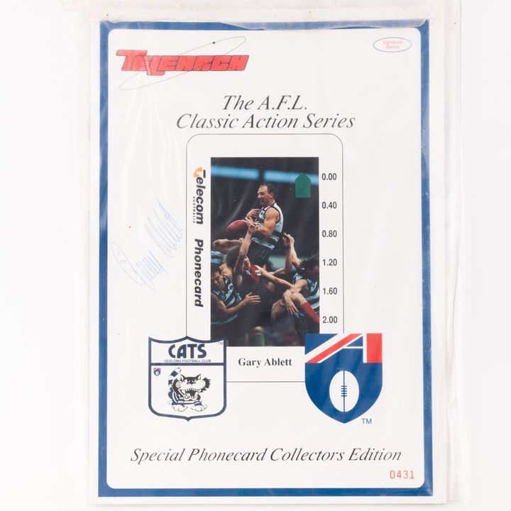 Phonecard Telearch Series 1 - AFL 1-1, Two Dollars, 1994, UNC