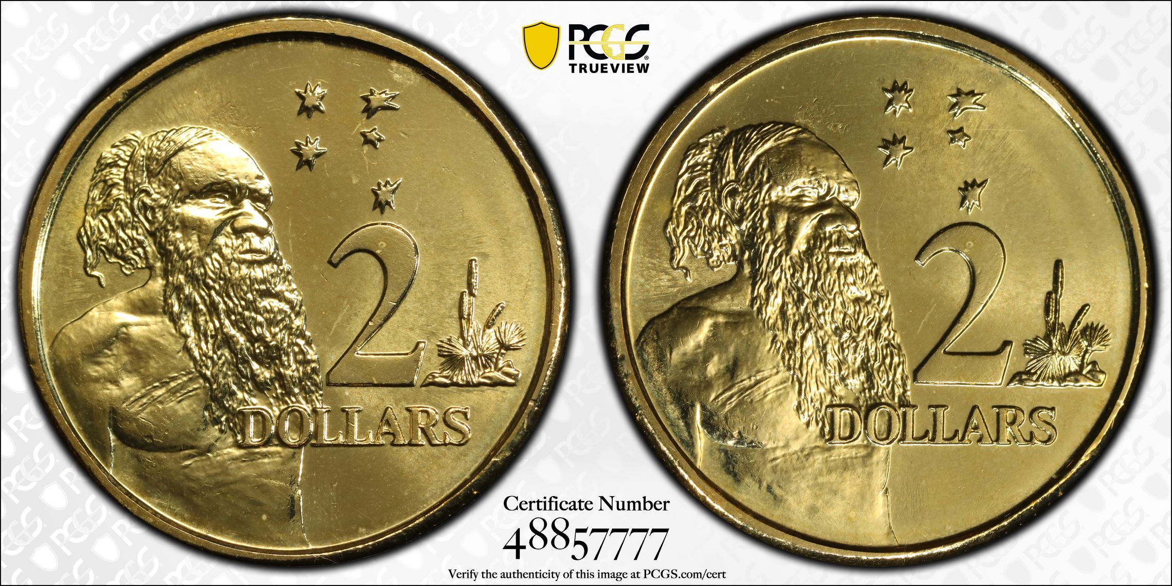 50 Yrs Decimal Currency 30th Ann. $2 Coin, Two Dollar, 2018, PCGS MS67