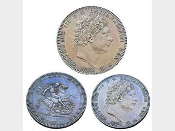 1820 KING GEORGE III SILVER CROWN