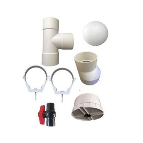 First Flush Rainwater Diverter Filter Kit 80 mm Round Intake |