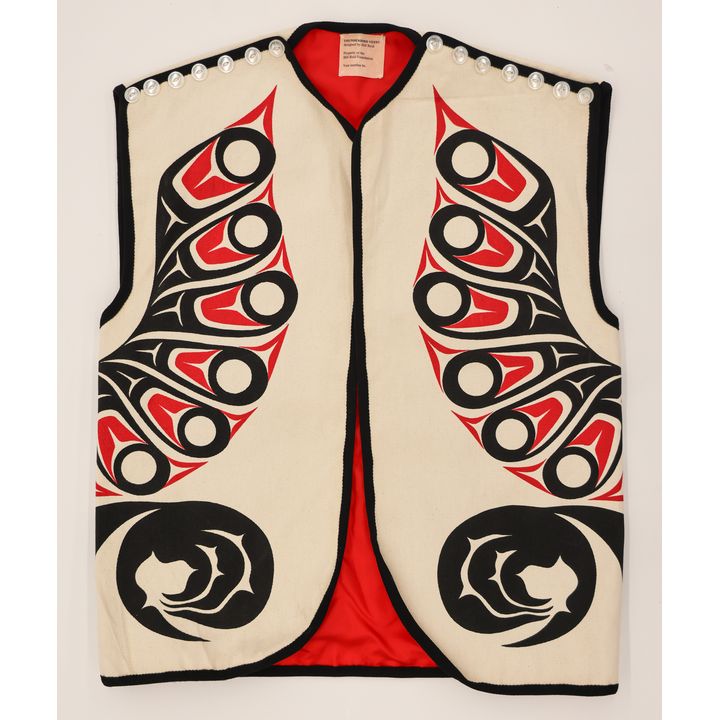Bill Reid ''Watchman's Vest'' Printed Cotton