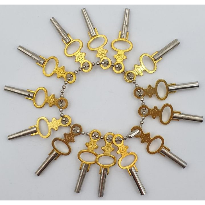 Pocket Watch Key Set - 14 Keys