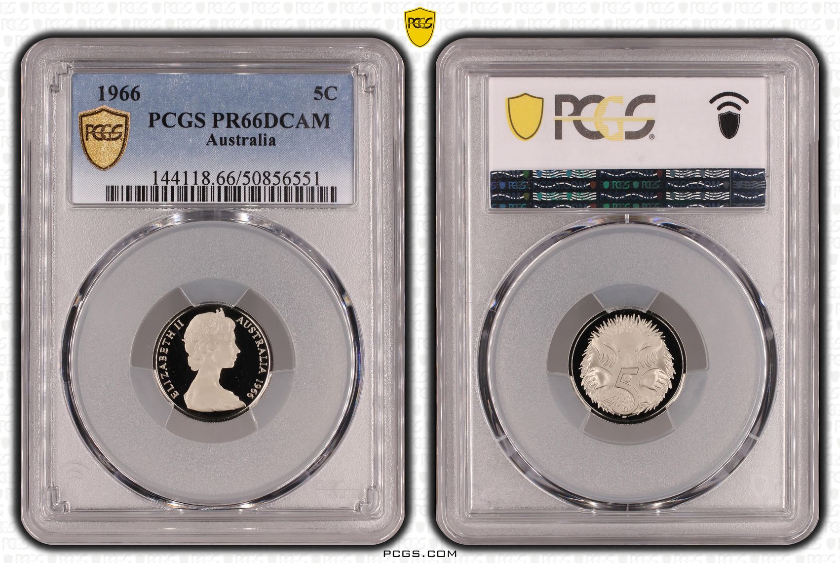 Five Cent, 1966, PCGS PR66DCAM