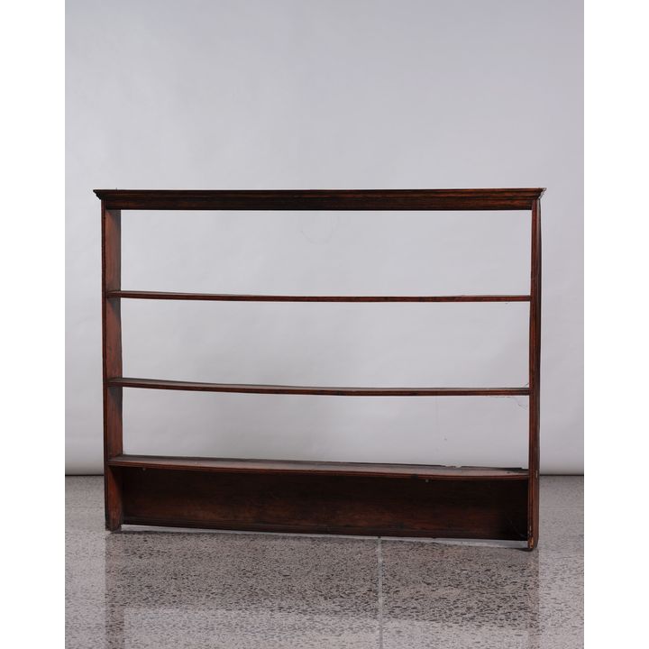 An 18th Century English elm dresser rack