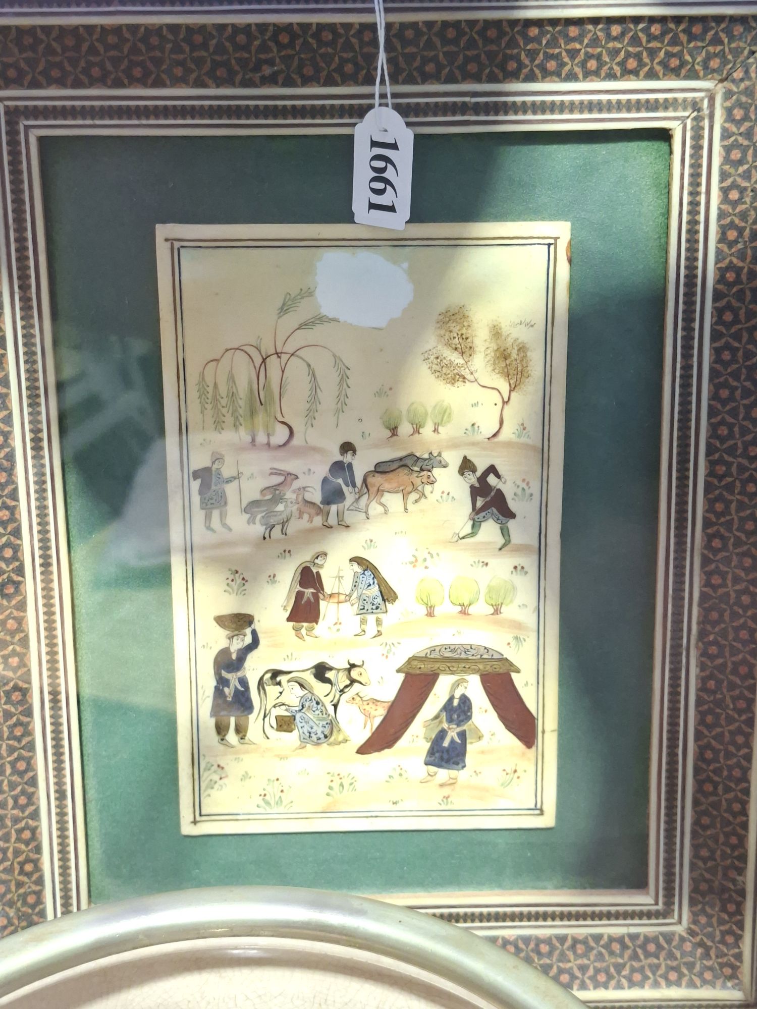 INDIAN HAND PAINTED PANEL