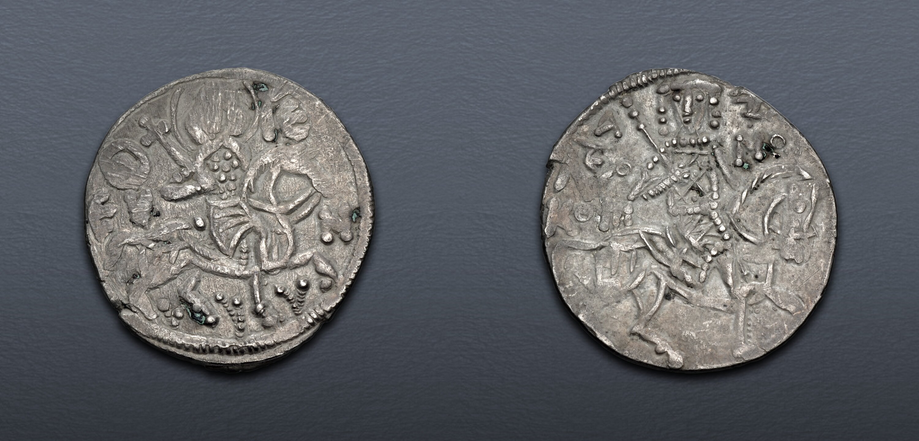 Alexius II. Emperor of Trebizond, 1297-1330. AR Asper (20mm, 2.16 g, 7h ...