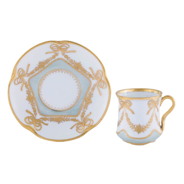 Filiżanka do mokki, Manufactur Conrad Schomburg & Co., Berlin, pocz. XX w.