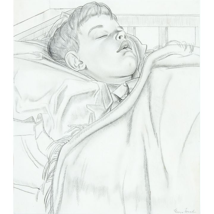 George Woods 'Sleeping Boy'